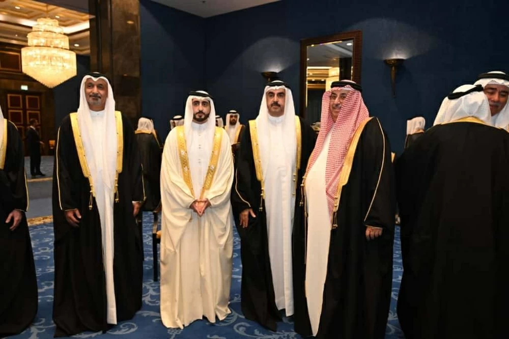 محمد بن دينه يحتفل بزفاف نجله راشد في أجواء بهيجة