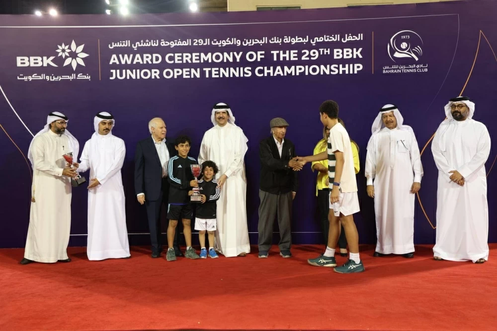 ختام مميز لبطولة بنك البحرين والكويت الـ29 لناشئي التنس بنادي البحرين للتنس