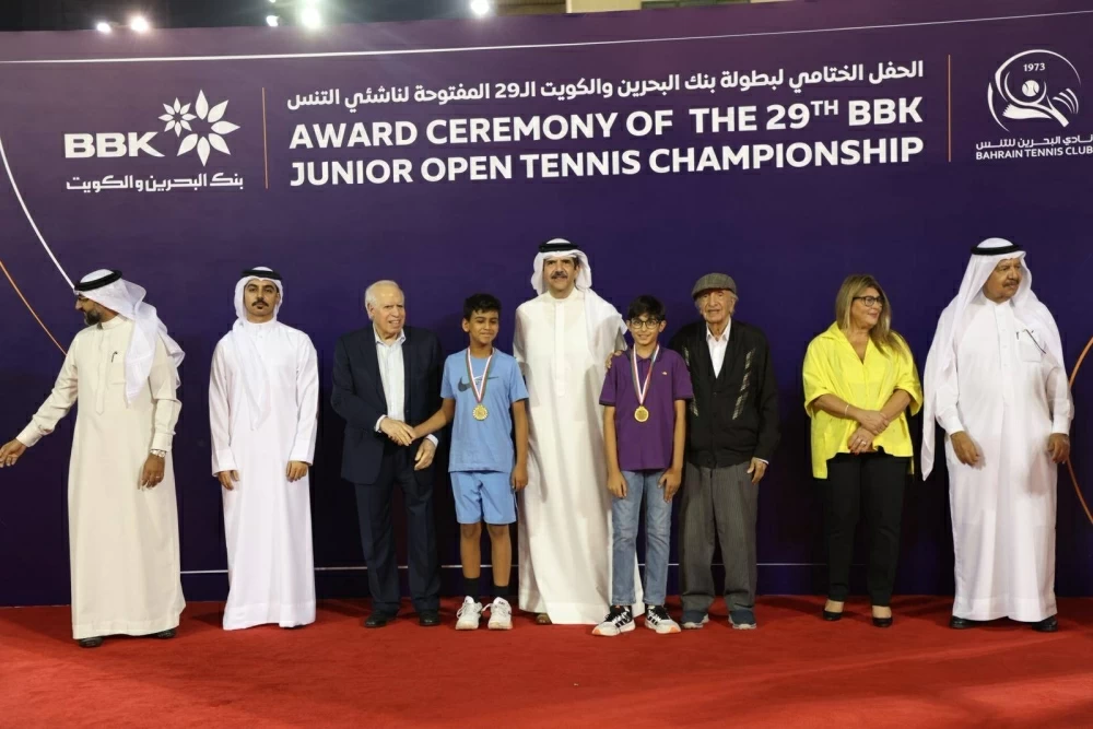ختام مميز لبطولة بنك البحرين والكويت الـ29 لناشئي التنس بنادي البحرين للتنس