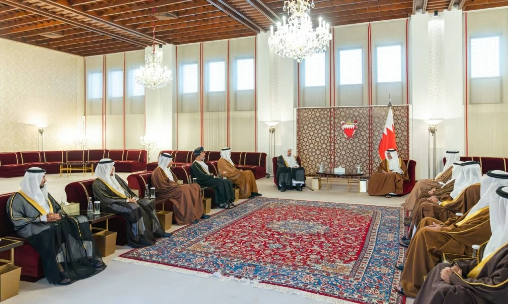 ولي العهد رئيس الوزراء يلتقي رؤساء وفود المجالس التشريعية بدول مجلس التعاون