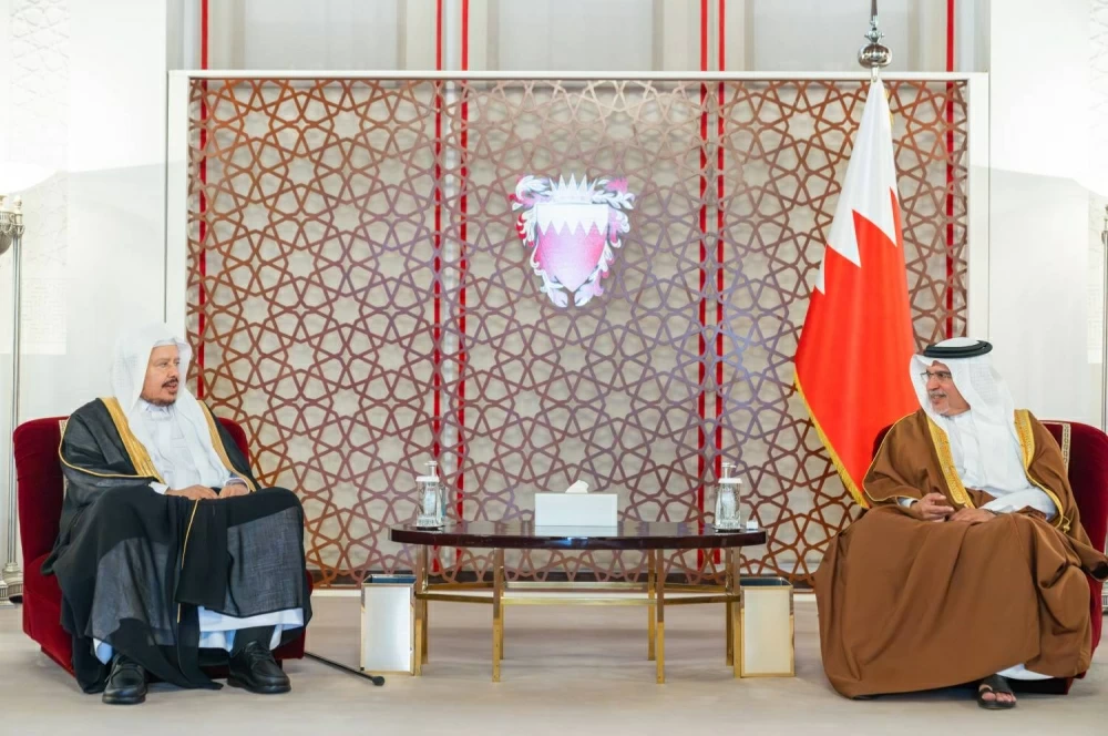 ولي العهد رئيس الوزراء يلتقي رؤساء وفود المجالس التشريعية بدول مجلس التعاون