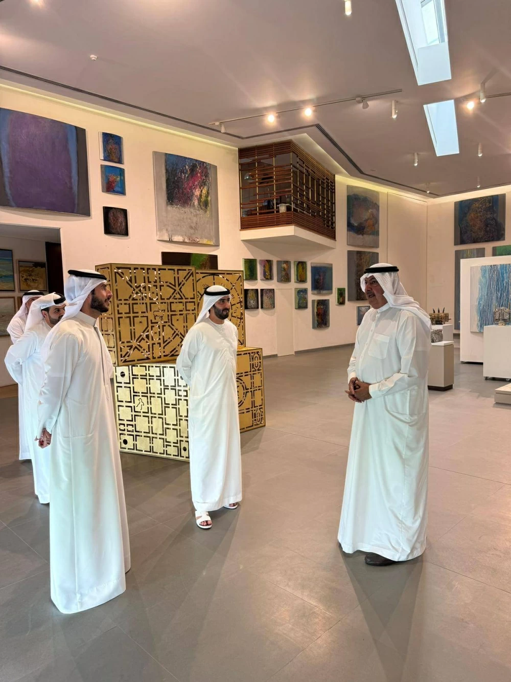 راشد بن خليفة آل خليفة يستقبل رئيس دائرة السياحة والآثار في إمارة أم القيوين