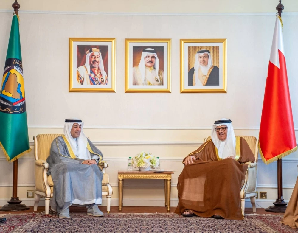 وزير الخارجية يجتمع مع الأمين العام لمجلس التعاون لدول الخليج العربية
