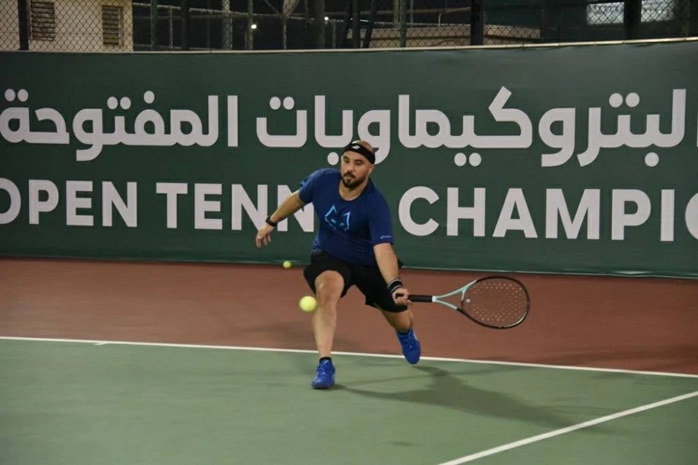 تواصل الاثارة في اليوم الثاني لبطولة GPIC الـ37 المفتوحة للتنس