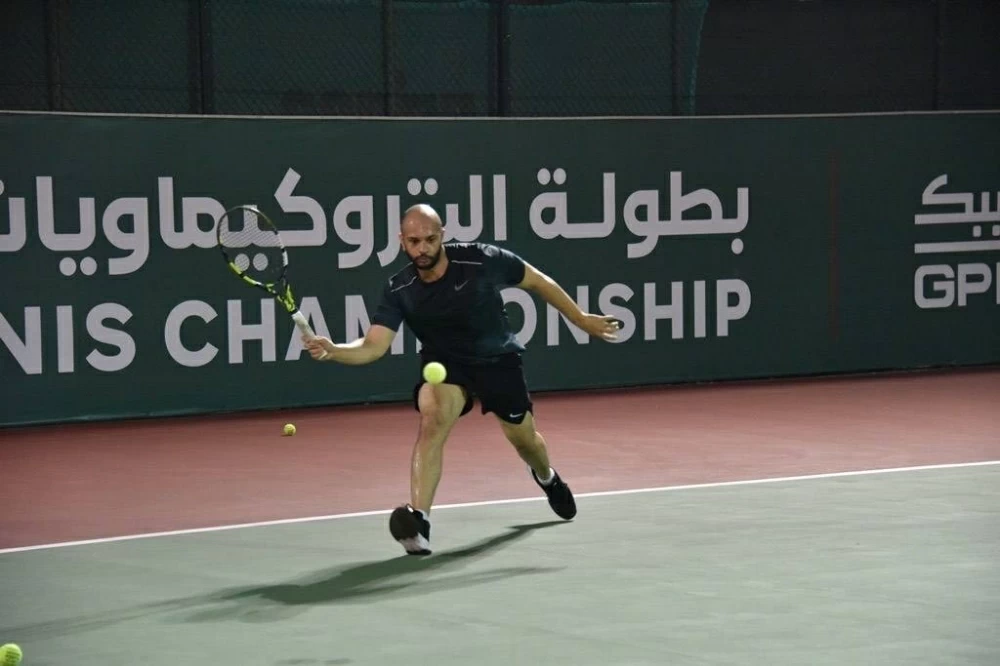 تواصل الاثارة في اليوم الثاني لبطولة GPIC الـ37 المفتوحة للتنس