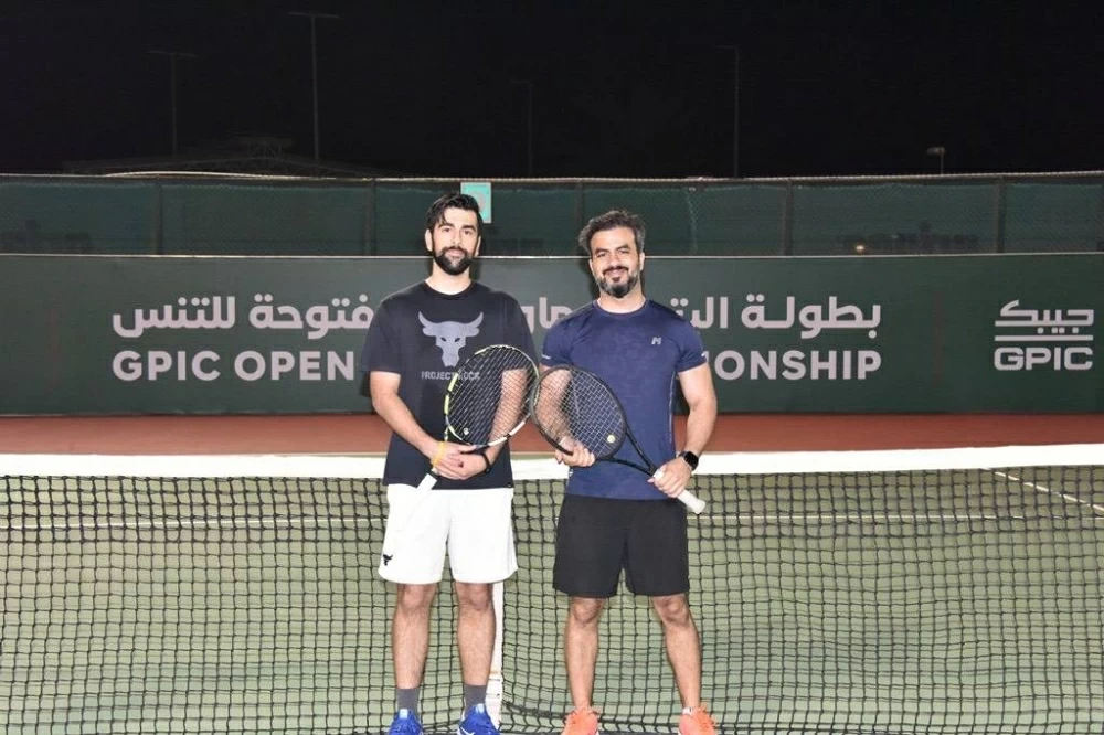 تواصل الاثارة في اليوم الثاني لبطولة GPIC الـ37 المفتوحة للتنس