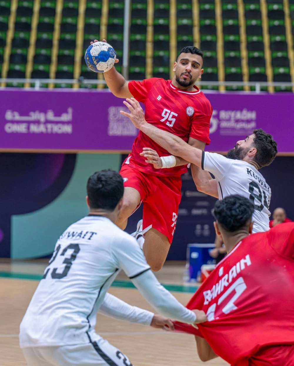 المحاربون يفتتحون ألعاب التضامن الإسلامي بفوز على الكويت