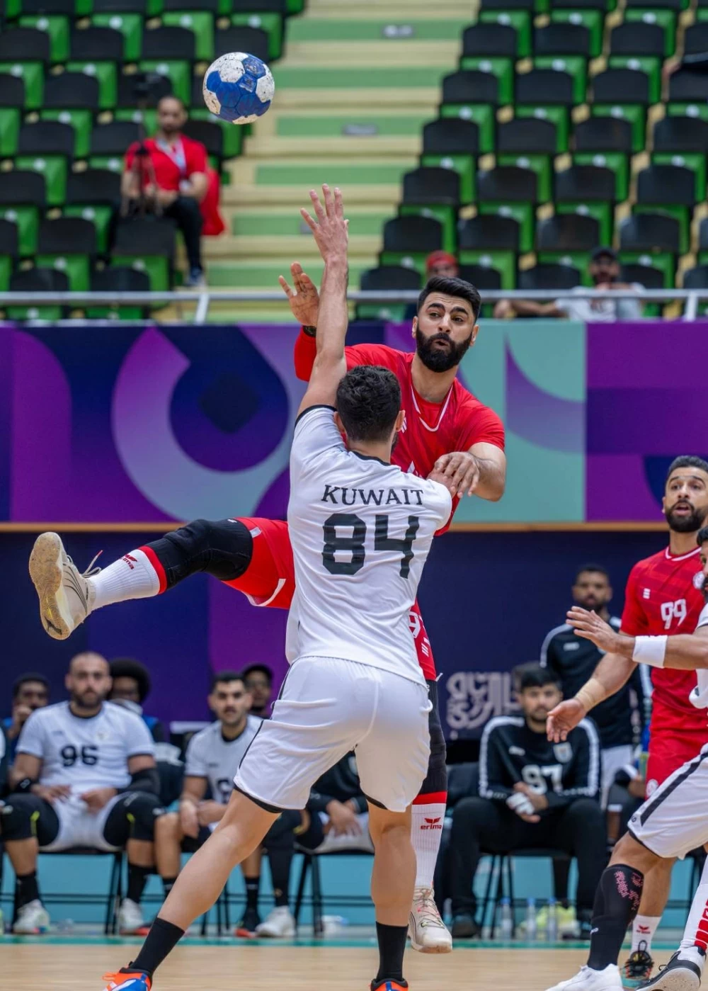 المحاربون يفتتحون ألعاب التضامن الإسلامي بفوز على الكويت