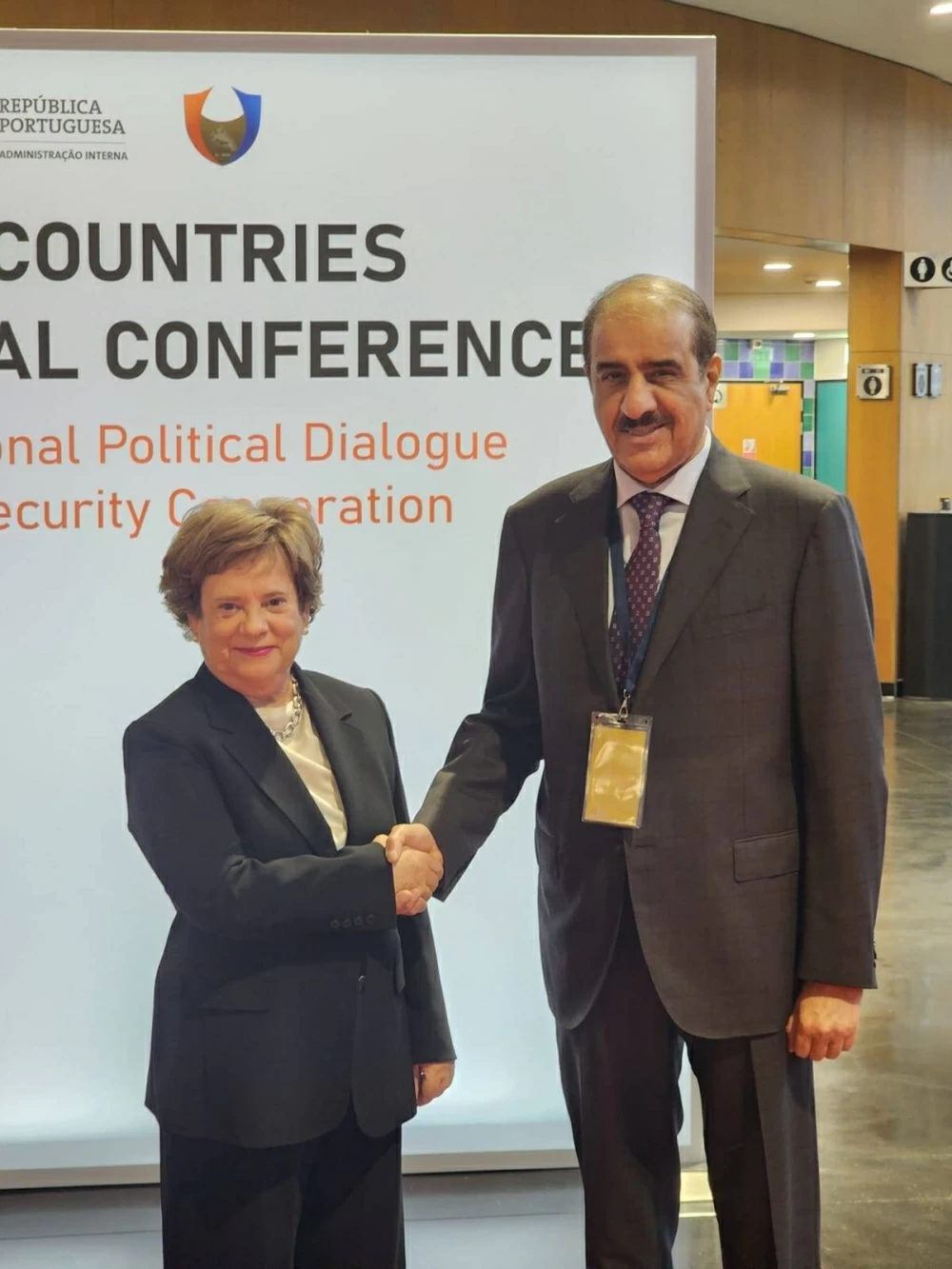 نائب وزير الداخلية يترأس الوفد المشارك في مؤتمر وزاري لتعزيز التعاون الأمني