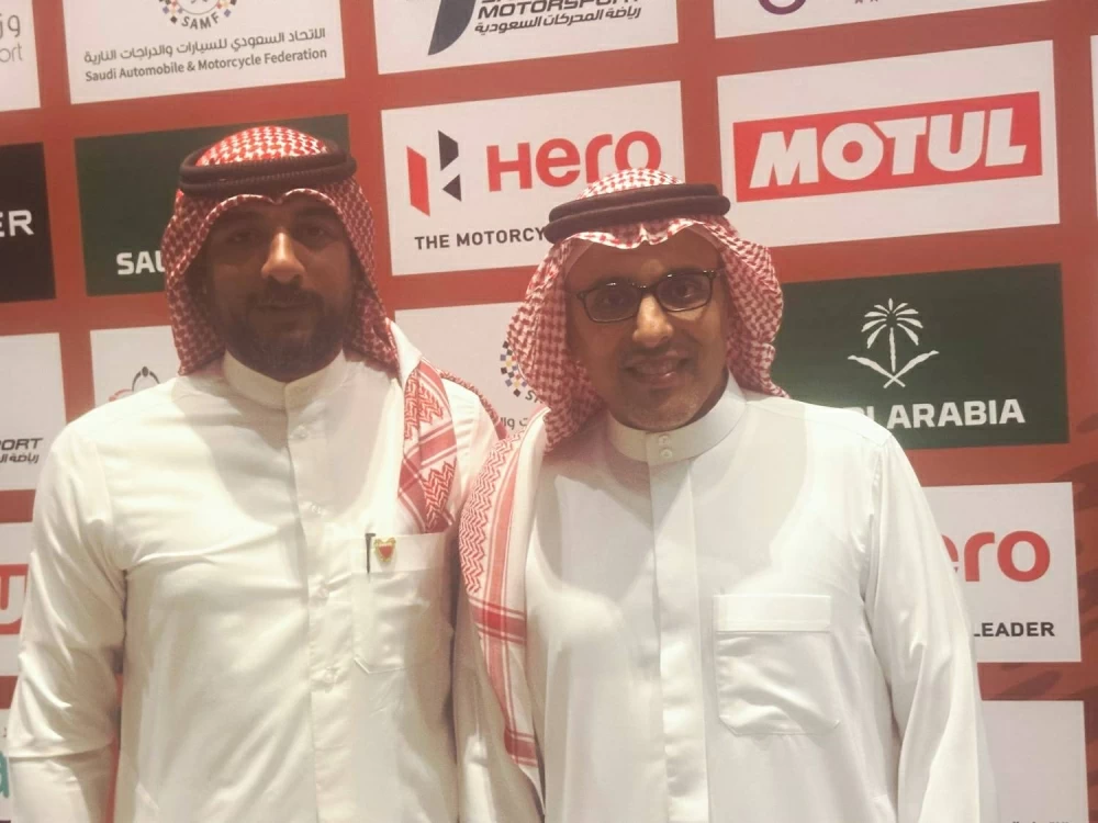 "الدراج سلمان محمد يشارك في فعالية الإعلان الرسمي لمسار رالي دكار 2026"