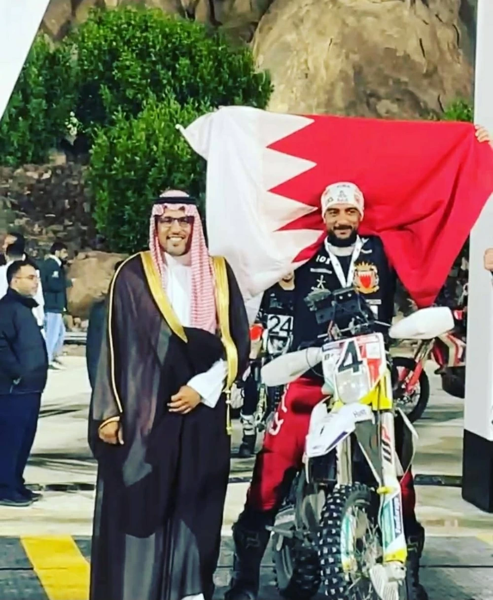 "الدراج سلمان محمد يشارك في فعالية الإعلان الرسمي لمسار رالي دكار 2026"