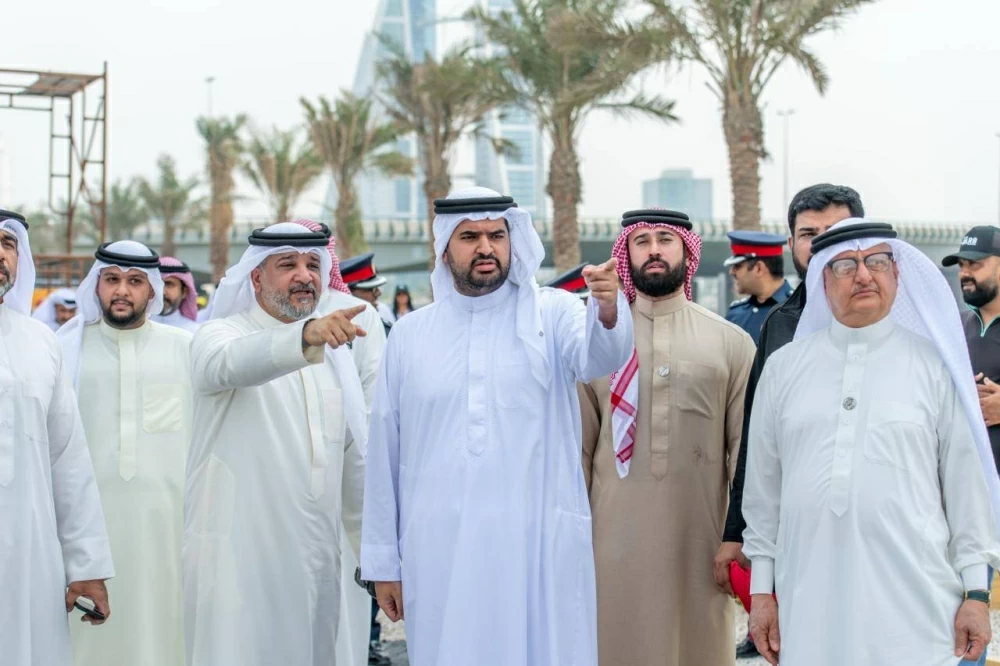 عيسى بن علي يتفقد ملاعب محطة المنامة الختامية من الجولة العالمية لكرة السلة 3x3