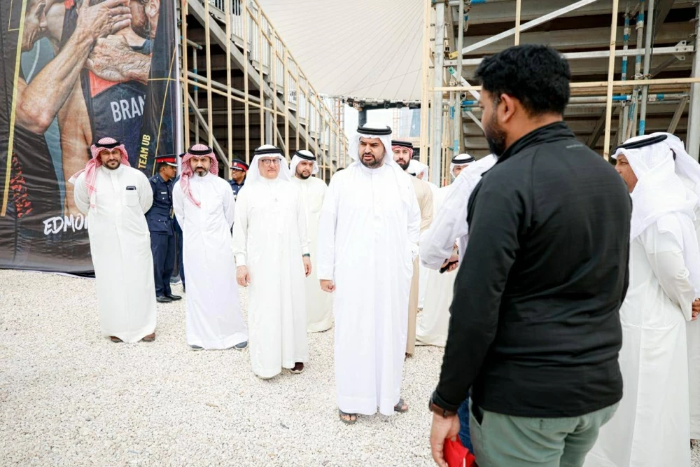 عيسى بن علي يتفقد ملاعب محطة المنامة الختامية من الجولة العالمية لكرة السلة 3x3