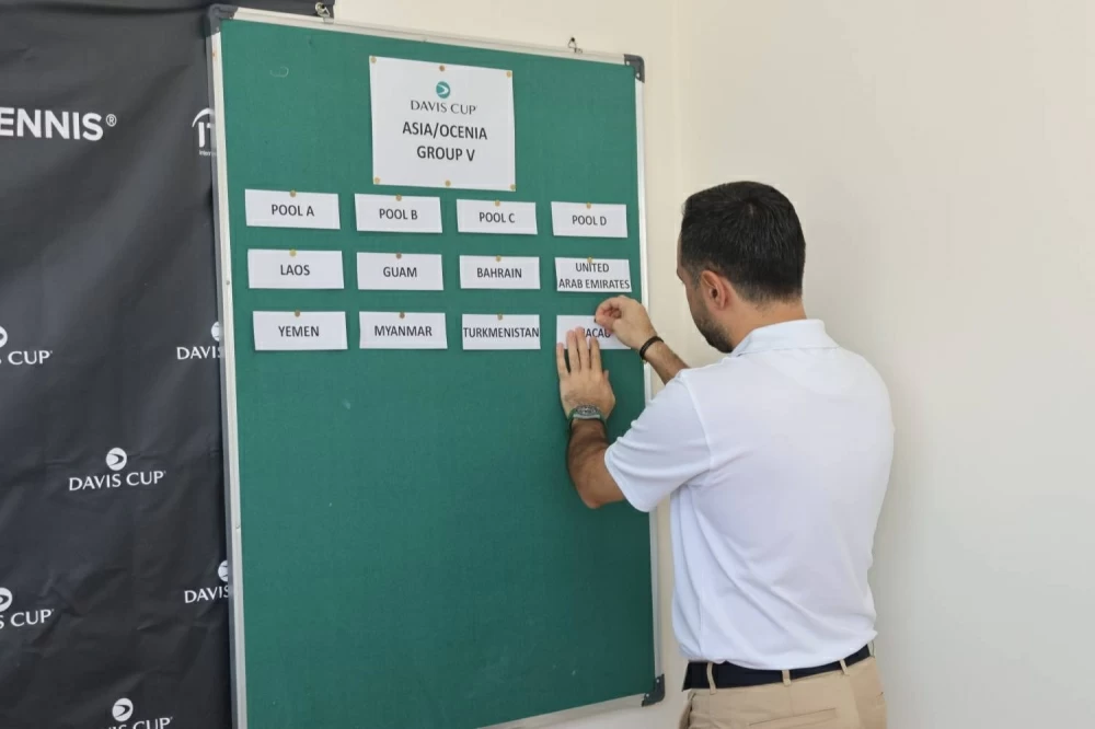 انطلاق منافسات تصفيات المجموعة الآسيوية الخامسة لكأس ديفيز اليوم