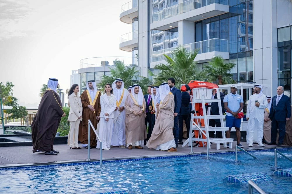 خالد بن عبد الله يفتتح "هيلتون البحرين سيتي سنتر فندق وريزيدنس"