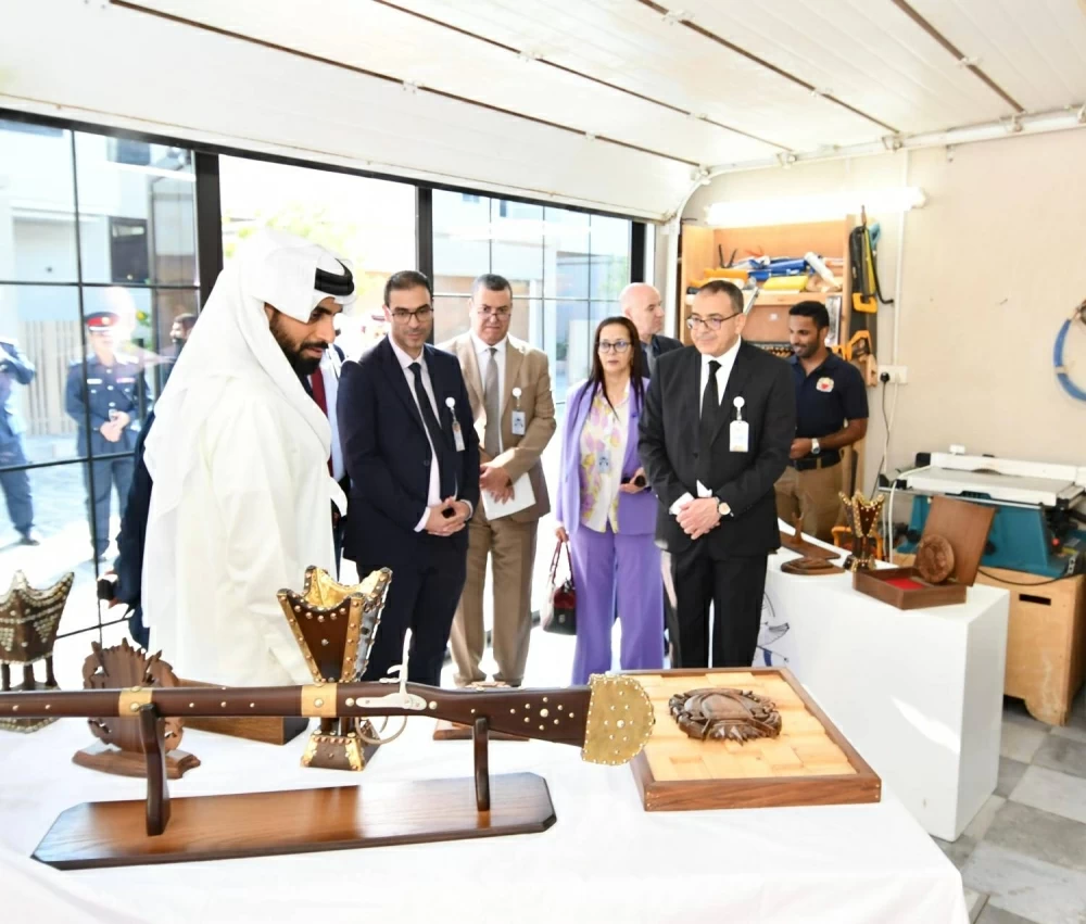 مدير عام تنفيذ الأحكام والعقوبات البديلة يستقبل وفدًا من رئاسة النيابة العامة المغربية