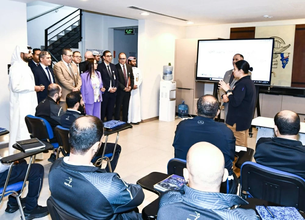 مدير عام تنفيذ الأحكام والعقوبات البديلة يستقبل وفدًا من رئاسة النيابة العامة المغربية