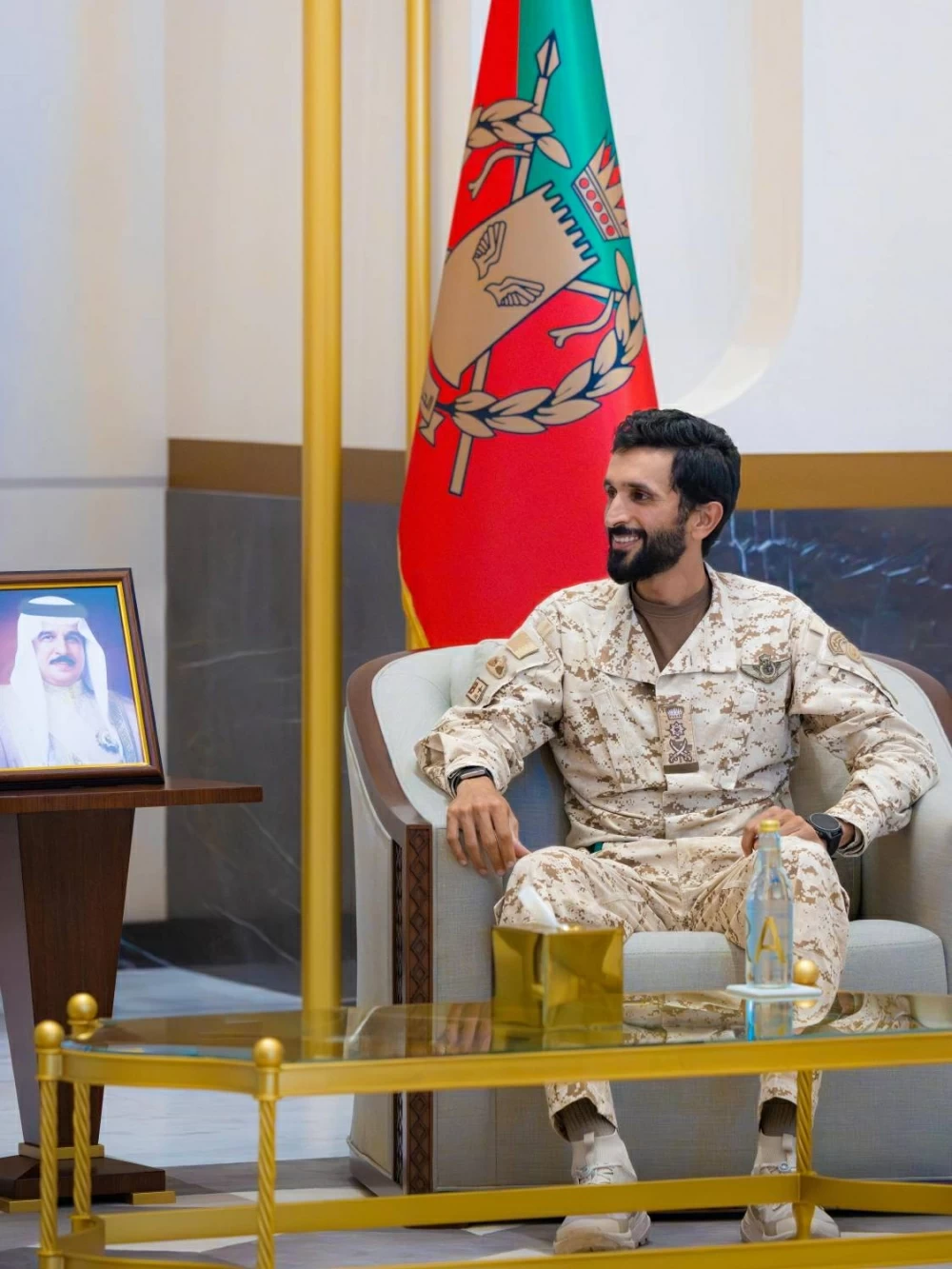 ناصر بن حمد يستقبل وفد الجمعية البرلمانية لحلف شمال الأطلسي "الناتو"