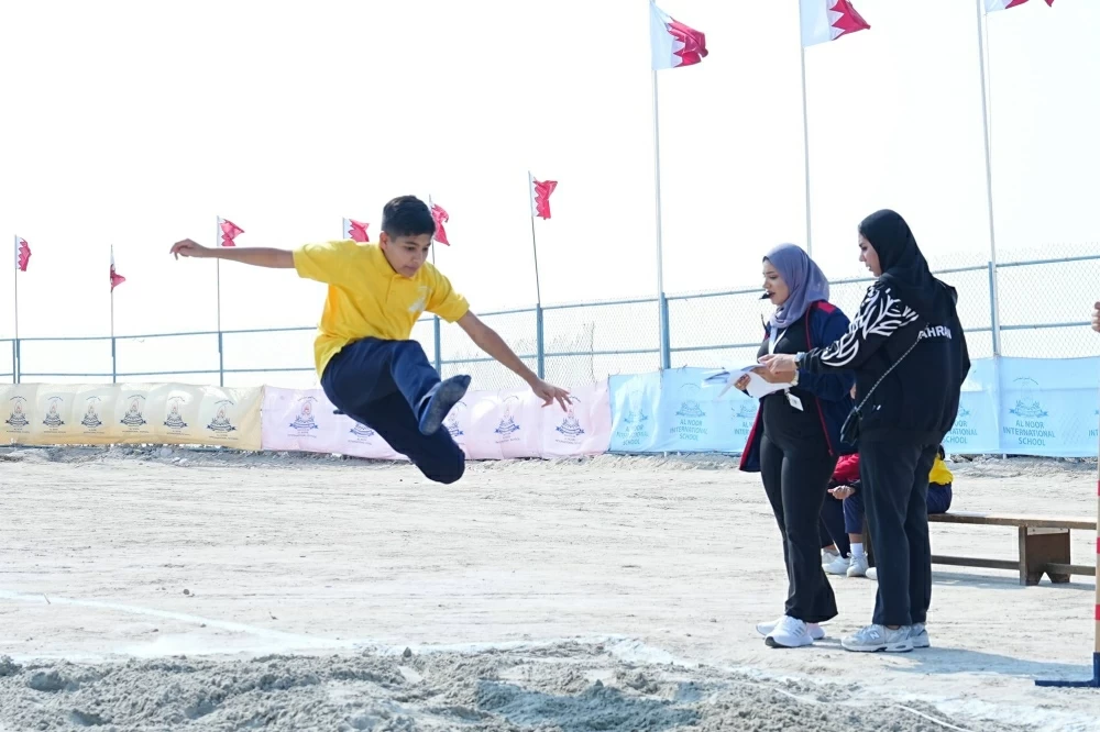 مدرسة النور العالمية تقيم ملتقاها السنوي الثالث والثلاثين للألعاب الرياضية