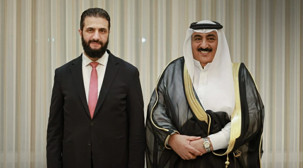 أحمد الشرع يستقبل الشيخ مانع الجربا شيخ قبيلة شمر في سوريا