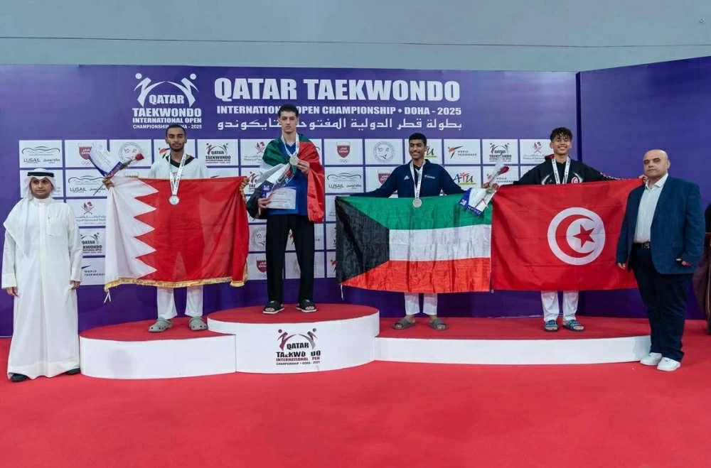 الفرق البحرينية تتألق في بطولة قطر الدولية الخامسة للتايكواندو