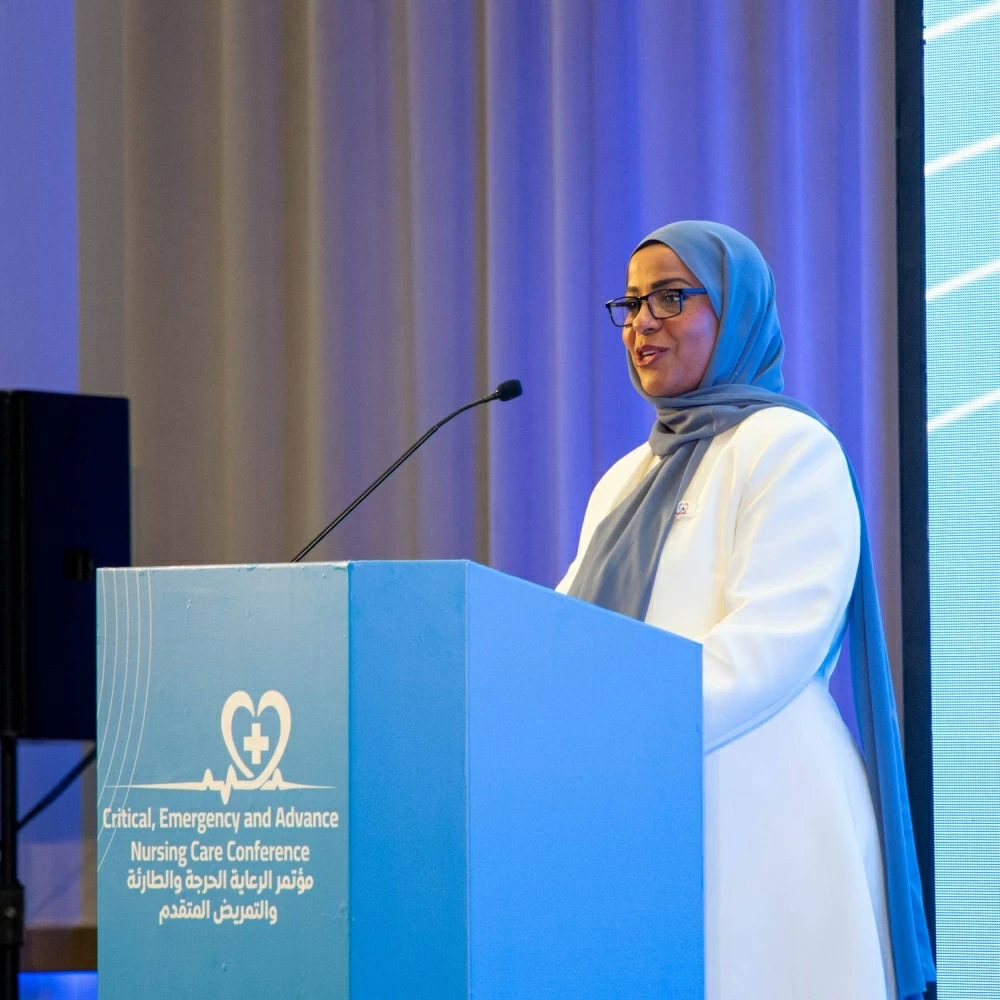 افتتاح مؤتمر الرعاية الحرجة والطارئة والتمريض المتقدم