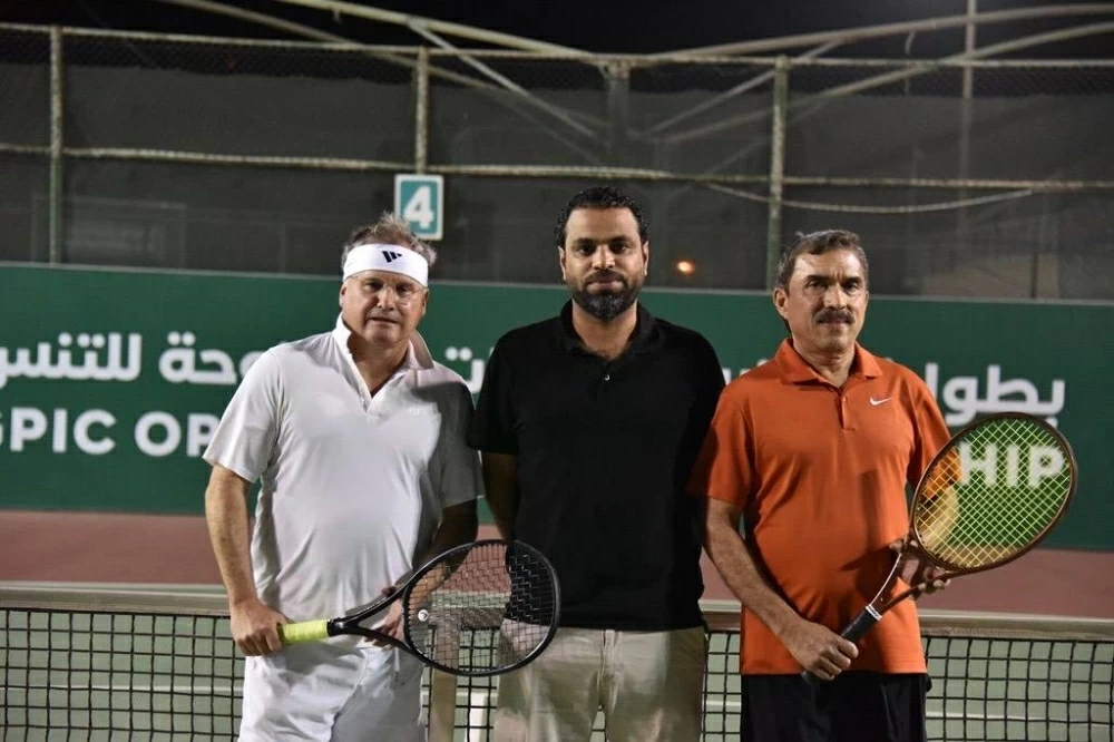 منافسات مشتعلة وحضور لافت في بطولة GPIC المفتوحة للتنس