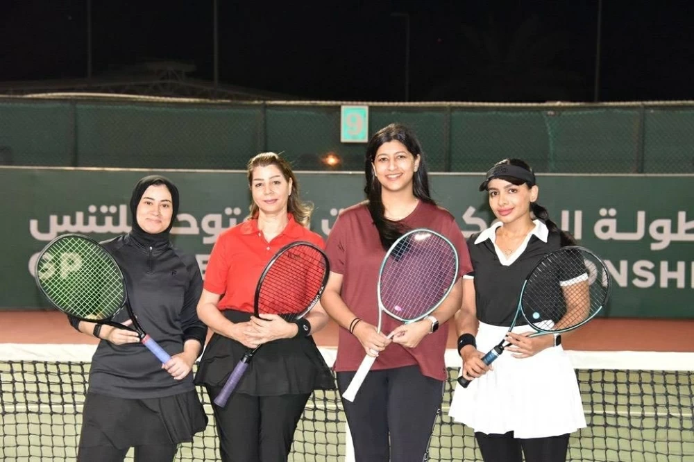 منافسات مشتعلة وحضور لافت في بطولة GPIC المفتوحة للتنس
