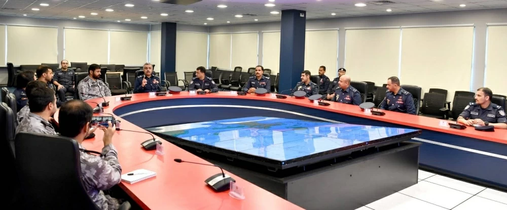 نائب رئيس الأمن العام يستقبل قائد قوة الواجب المختلطة