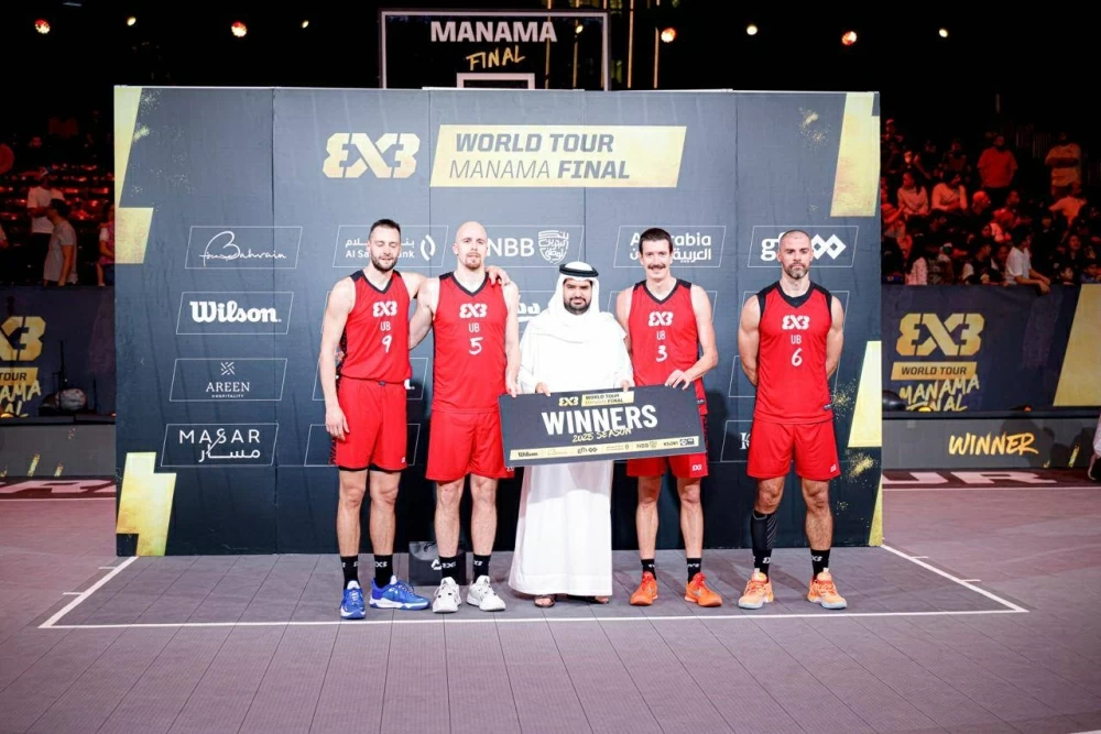 عيسى بن علي يتوج فريق &laquo;يو بي&raquo; الصربي بطلا للجولة العالمية لكرة السلة 3&times;3
