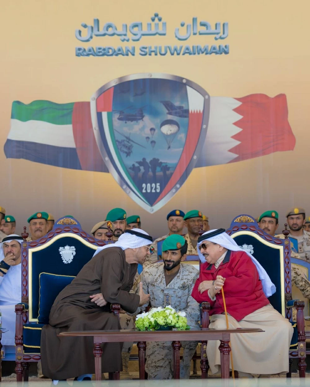 الملك ورئيس الإمارات يحضران ختام التمرين العسكري المشترك &laquo;ربدان-شويمان&raquo;
