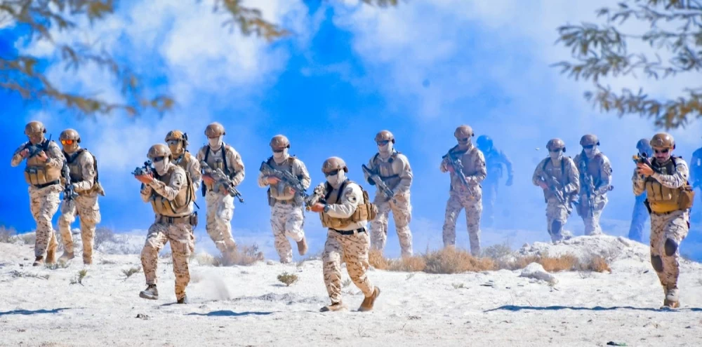 الملك ورئيس الإمارات يحضران ختام التمرين العسكري المشترك &laquo;ربدان-شويمان&raquo;