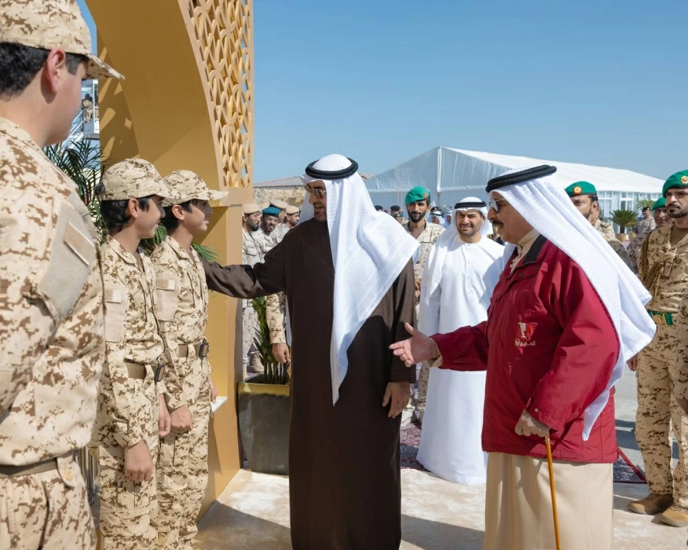الملك ورئيس الإمارات يحضران ختام التمرين العسكري المشترك &laquo;ربدان-شويمان&raquo;