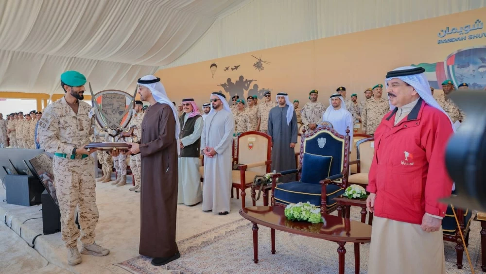 الملك ورئيس الإمارات يحضران ختام التمرين العسكري المشترك &laquo;ربدان-شويمان&raquo;