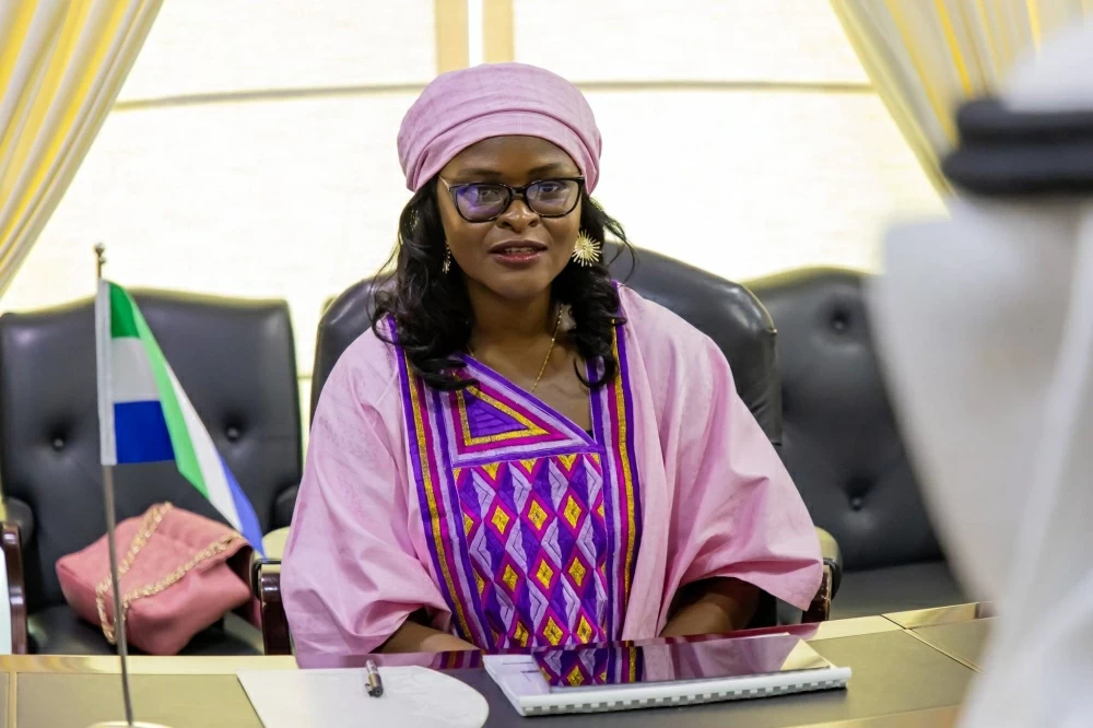 وزير التربية والتعليم يستقبل وزيرة التعليم الفني والعالي بجمهورية سيراليون