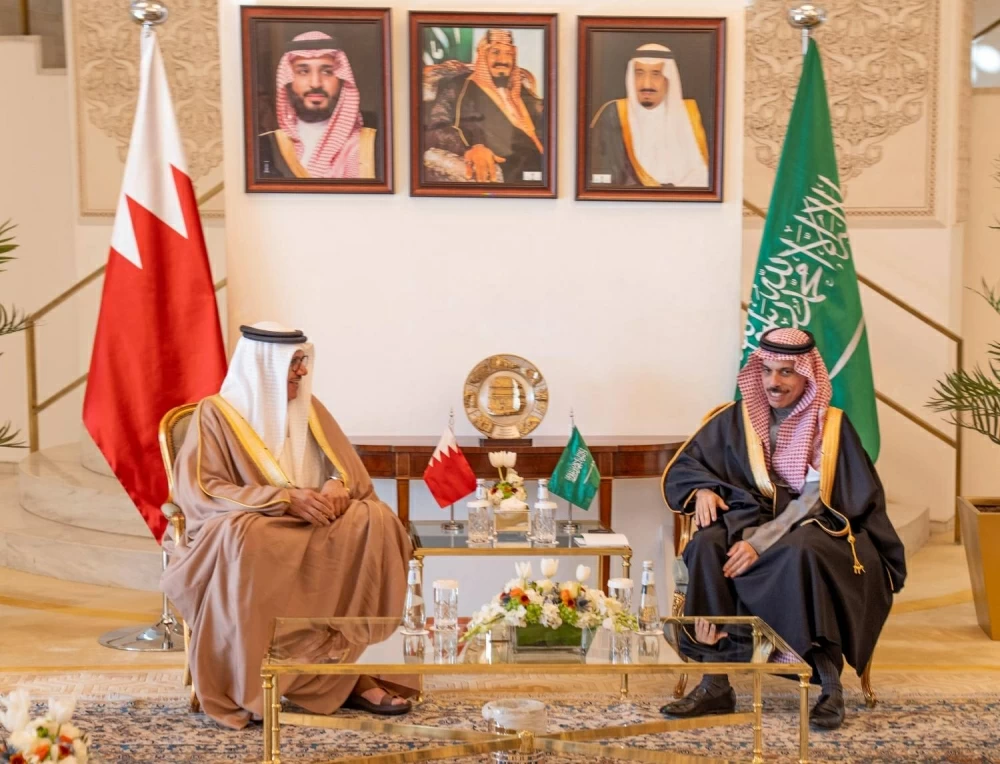 وزير الخارجية يجتمع مع نظيره السعودي في الرياض