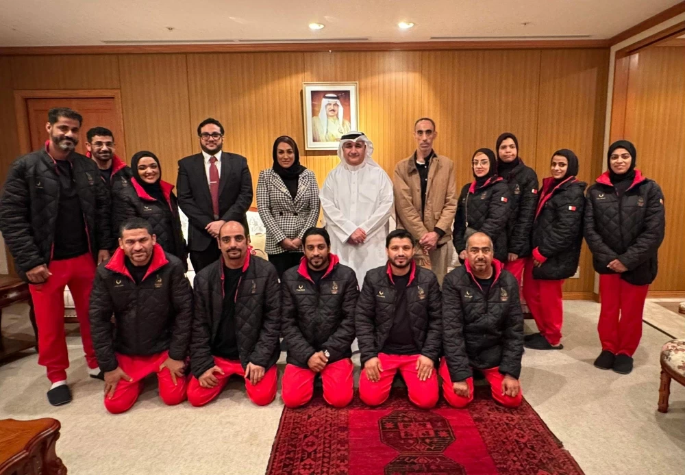 سفير البحرين في اليابان يستقبل وفد المملكة لرياضات الصم