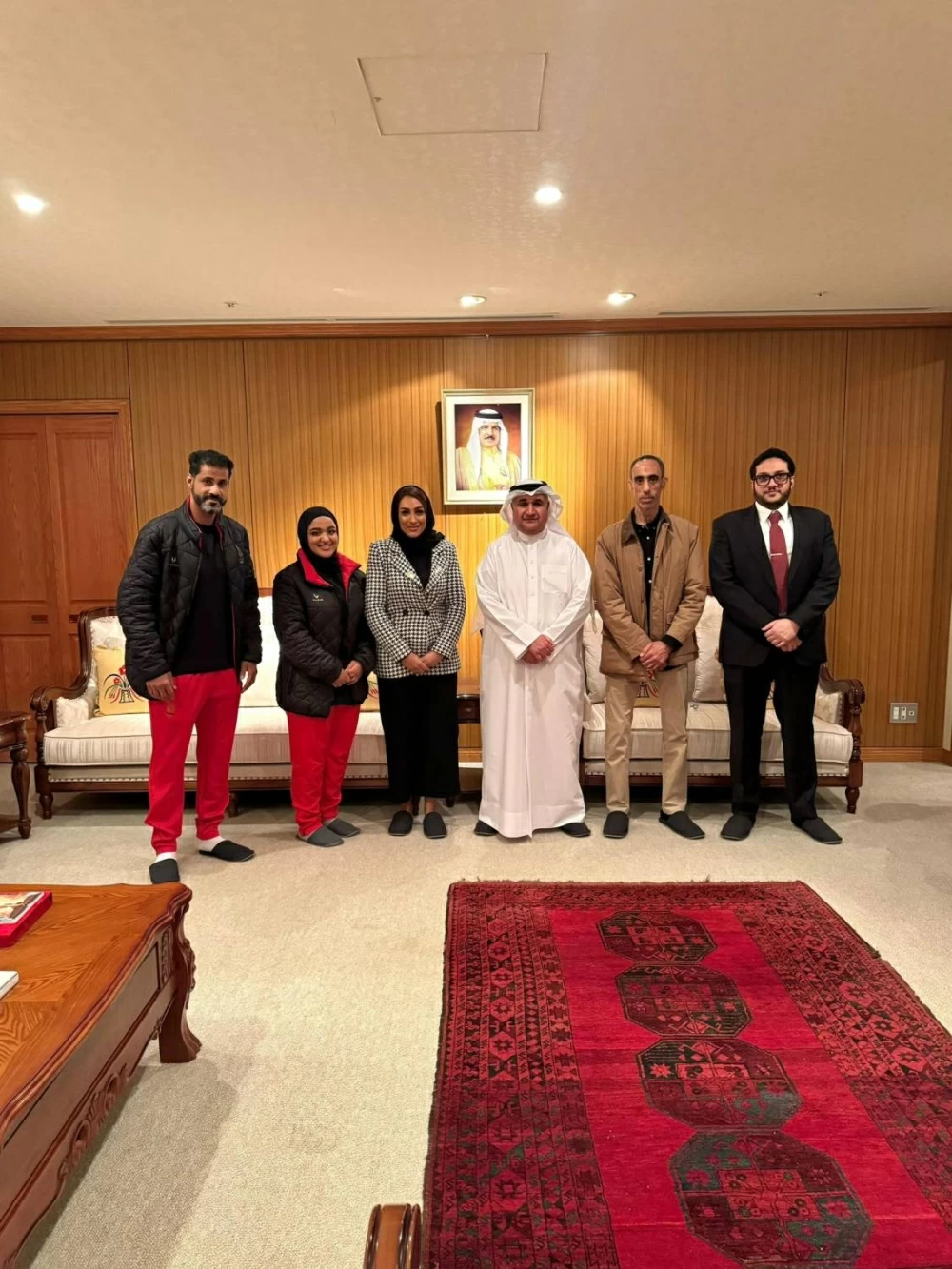 سفير البحرين في اليابان يستقبل وفد المملكة لرياضات الصم