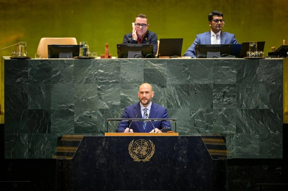 رئيس اللجنة الوطنية لمكافحة الاتجار بالأشخاص يشارك في الاجتماع رفيع المستوى للجمعية العامة للأمم المتحدة المعني بتقييم خطة العمل  في نيويورك