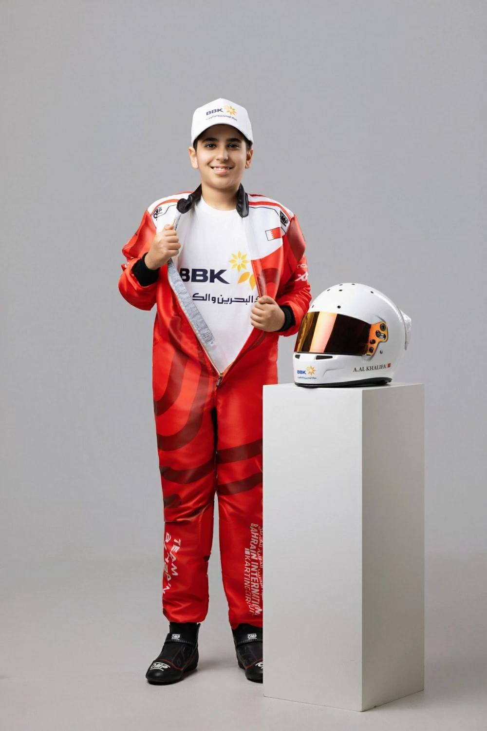 الشيخ أحمد بن صقر آل خليفة يمثل مملكة البحرين في أكبر بطولة نهائية للكارتنج