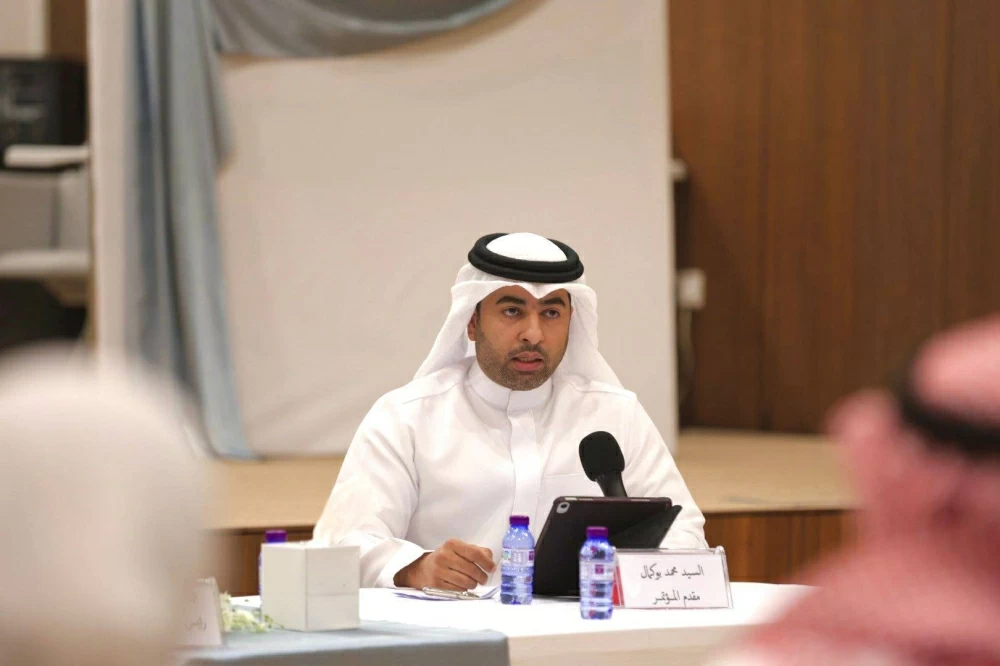 نادي البحرين يعقد مؤتمراً صحفياً لاستضافته بطولة غرب آسيا لكرة الطاولة