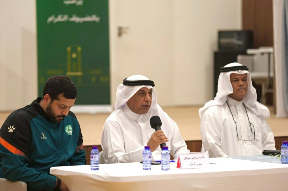 نادي البحرين يعقد مؤتمراً صحفياً لاستضافته بطولة غرب آسيا لكرة الطاولة