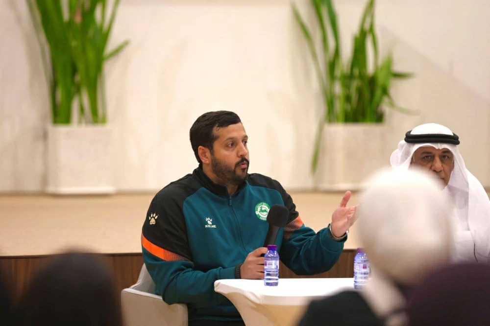 نادي البحرين يعقد مؤتمراً صحفياً لاستضافته بطولة غرب آسيا لكرة الطاولة