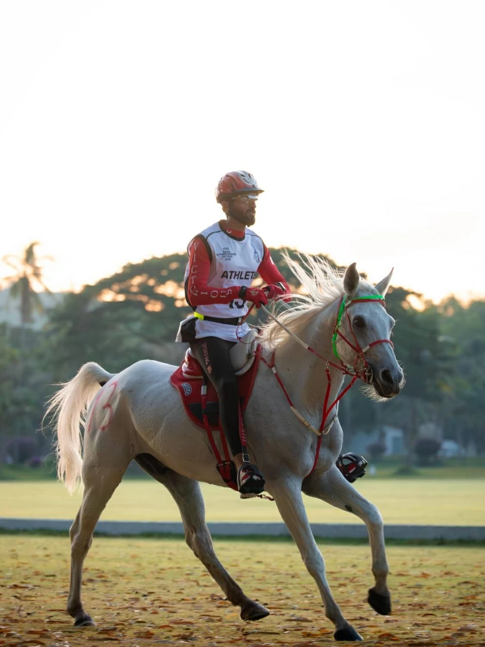 ناصر بن حمد يشارك في بطولة آسيا للفروسية