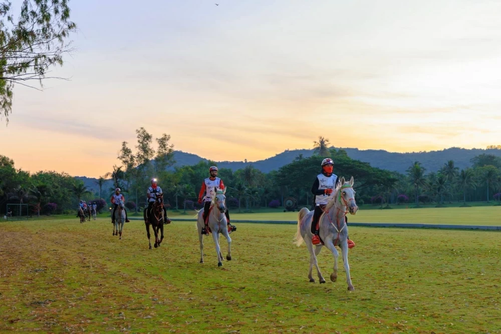 ناصر بن حمد يشارك في بطولة آسيا للفروسية