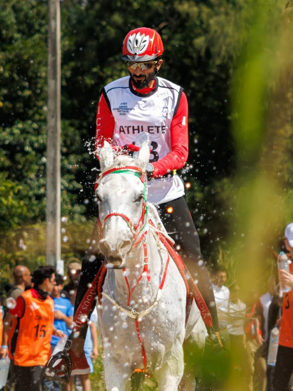 ناصر بن حمد يشارك في بطولة آسيا للفروسية