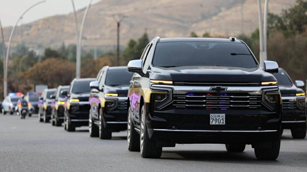 &laquo;الداخلية السورية&raquo; تستعرض أسطولها الجديد بهوية بصرية حديثة في دمشق