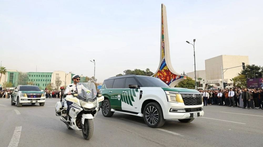 &laquo;الداخلية السورية&raquo; تستعرض أسطولها الجديد بهوية بصرية حديثة في دمشق