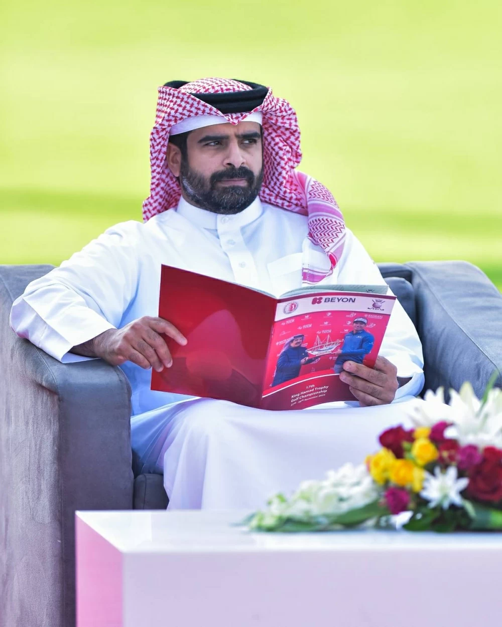 سلمان بن محمد يشهد ختام النسخة السابعة عشرة من بطولة كأس جلالة الملك حمد الدولية للجولف