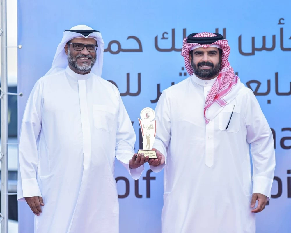 سلمان بن محمد يشهد ختام النسخة السابعة عشرة من بطولة كأس جلالة الملك حمد الدولية للجولف